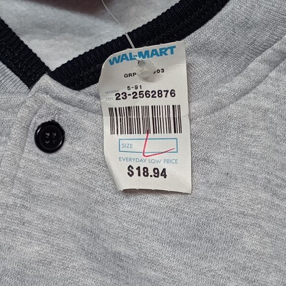 Vtg Wilson Power Sports Sweatshirt Size L Pullover Gray White 90s Skater Indi - Picture 7 of 10